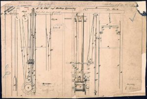 طراحی ثبت اختراع آسانسور الیشا اوتیس است، 1861 ژانویه 15