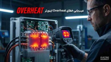 بررسی حرارتی هیت سینک و داغ شدن ماژول IGBT اینورتر در خطای Overheat