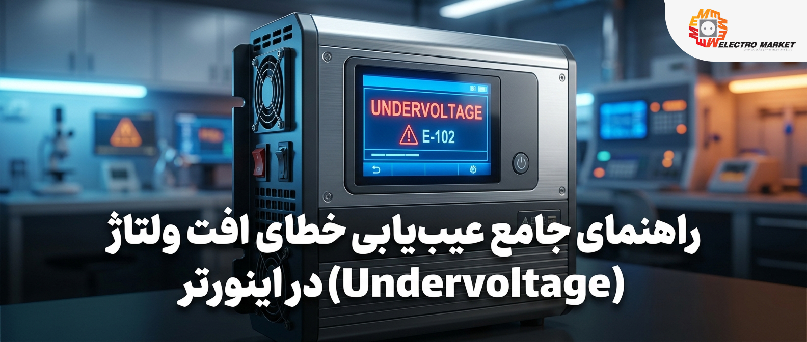 راهنمای عیب یابی خطای افت ولتاژ Undervoltage در درایو VFD